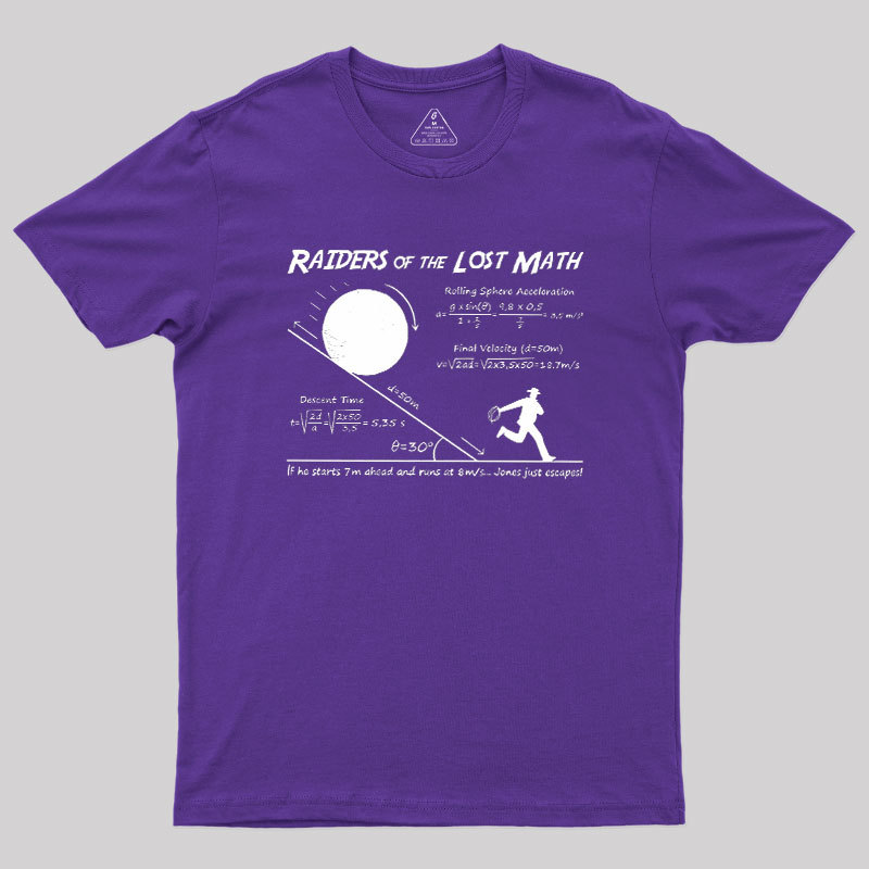 Raiders Of The Lost Math Geek T-Shirt