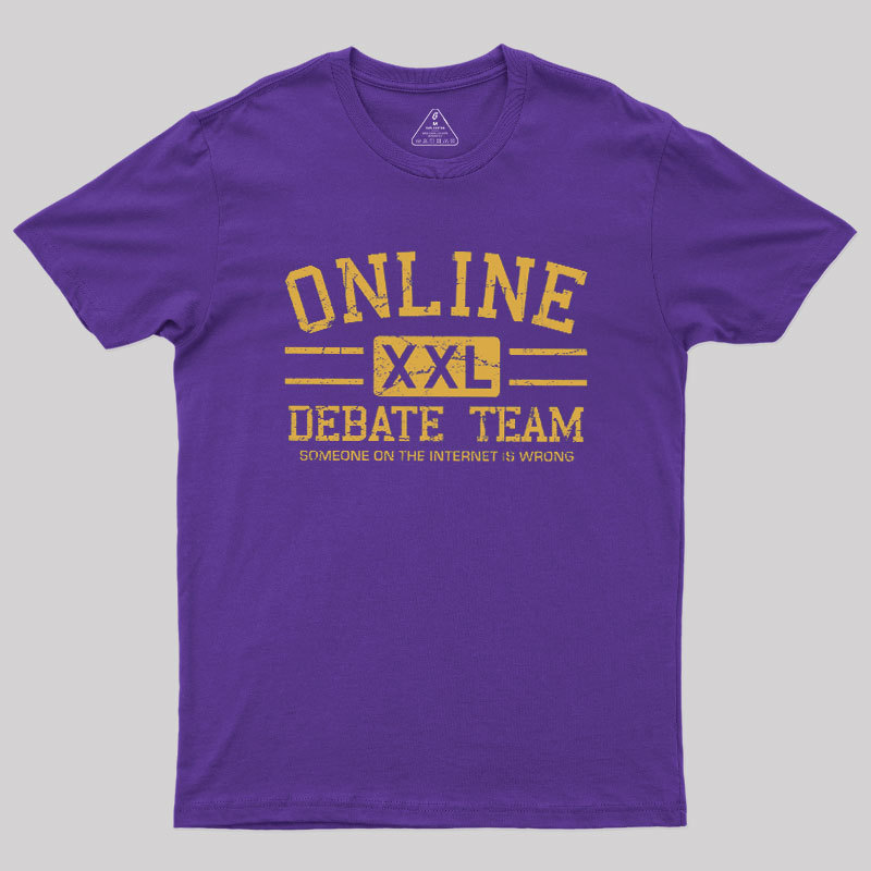 Online Debate Team Geek T-Shirt