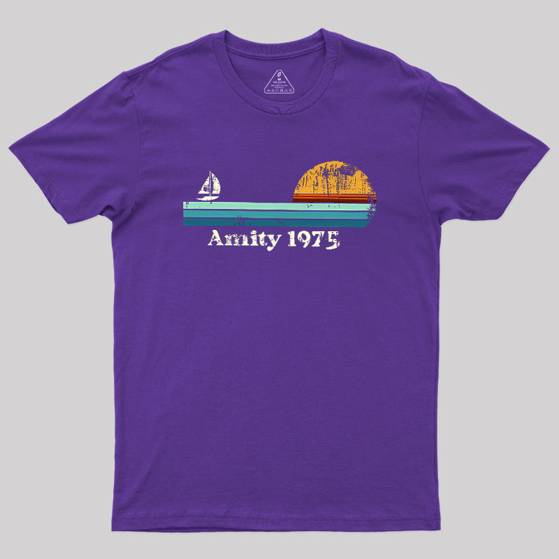 Sailboat Sunrise Summer Geek T-Shirt