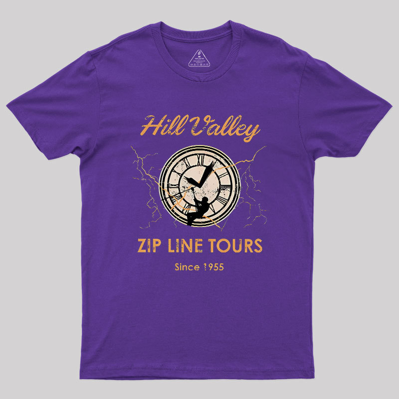 Hill Valley Zip Line Tours Geek T-Shirt