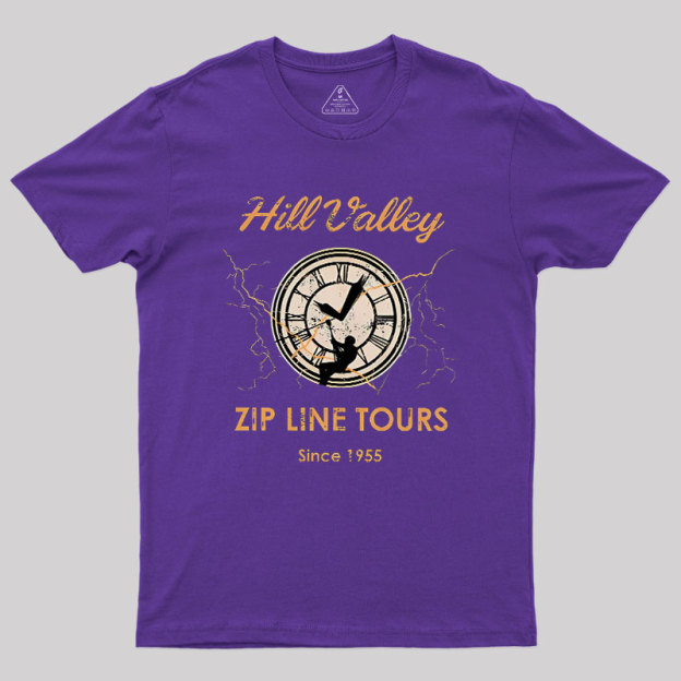 Hill Valley Zip Line Tours Geek T-Shirt