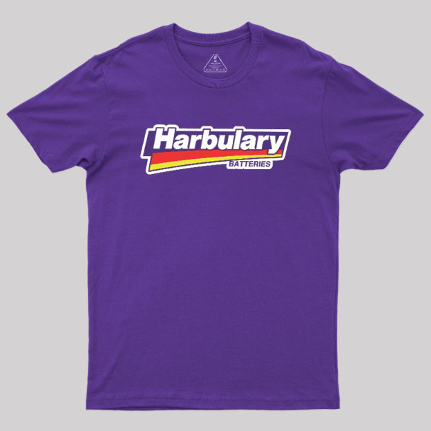 Harbulary Batteries Geek T-Shirt