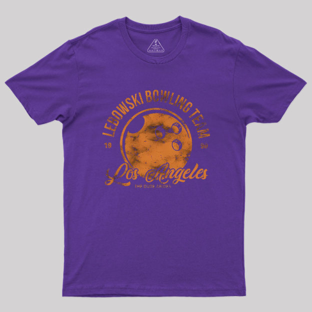 Lebowski Bowling Team Geek T-Shirt