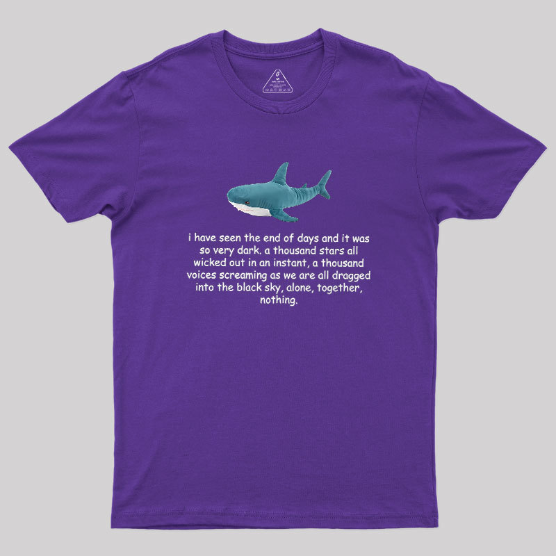 Shark Existentialism Geek T-Shirt
