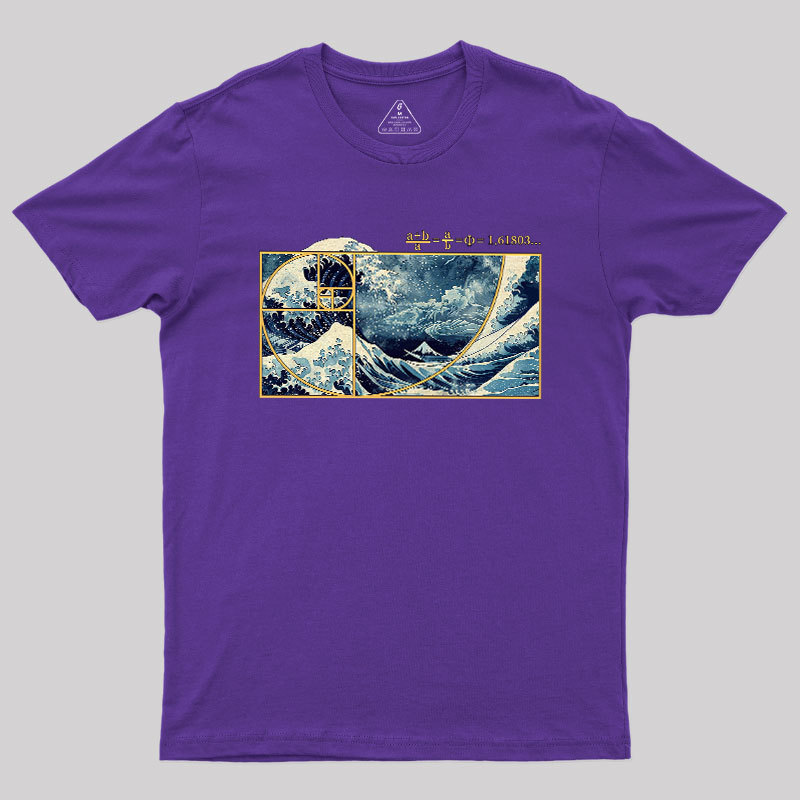 The Great Fibonacci Wave Science Geek T-Shirt