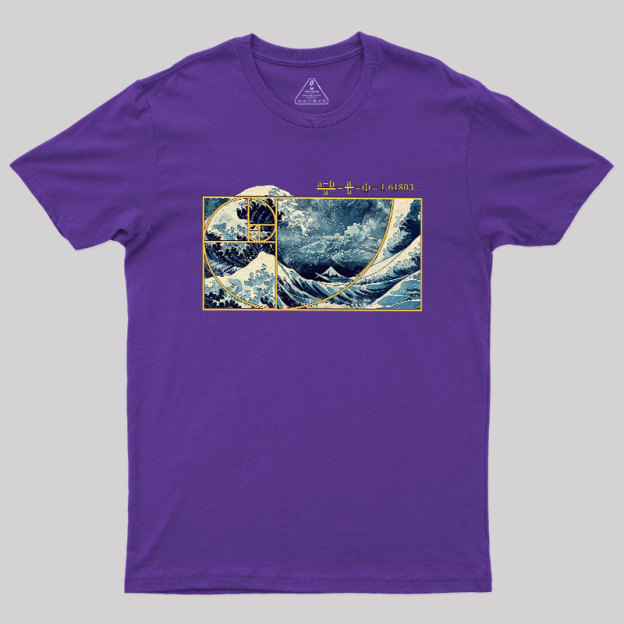 The Great Fibonacci Wave Science Geek T-Shirt