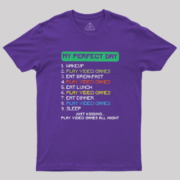 Daily Schedule Geek T-Shirt
