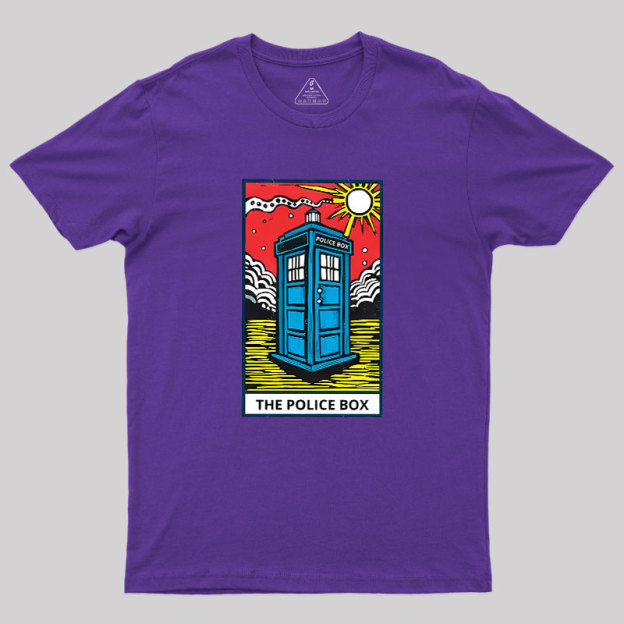 The Police Box-Tarot Card Geek T-Shirt