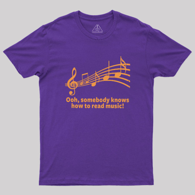 Funny Mocking Music Lover Slogan Geek T-Shirt