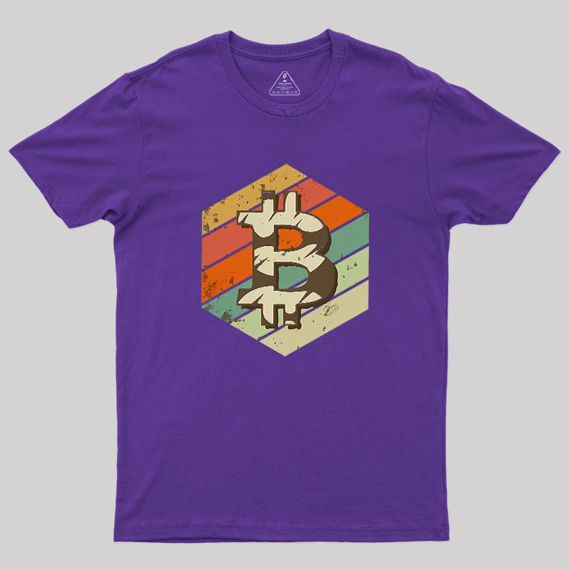 Retro Bitcoin Geek T-Shirt