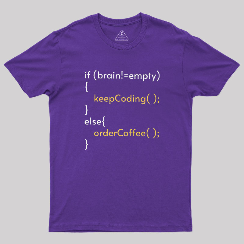 Keep Coding Geek T-Shirt