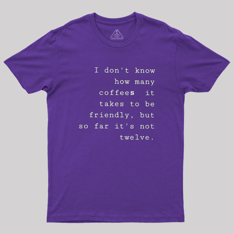 Coffee Demand Geek T-Shirt