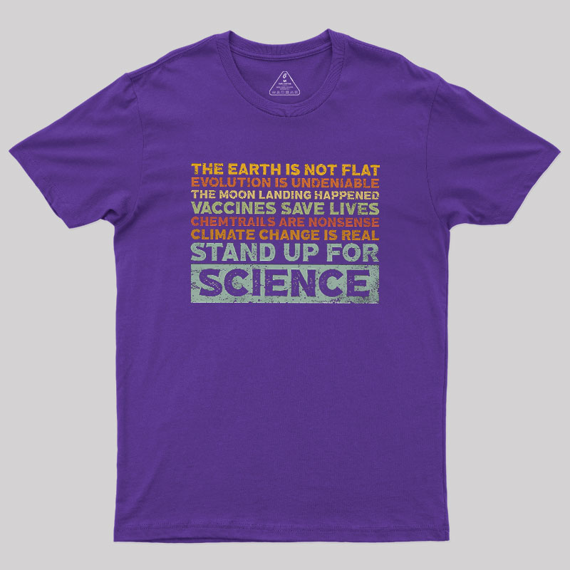 Stand Up For Science Geek T-Shirt