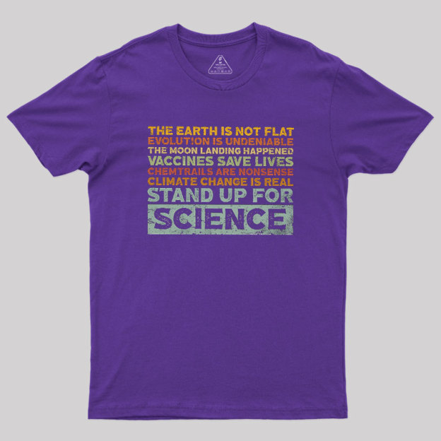 Stand Up For Science Geek T-Shirt