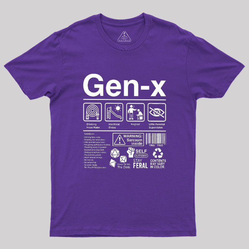Gen X Label Geek T-Shirt