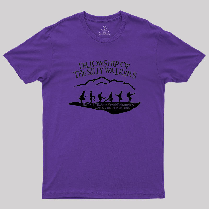 Fellowship Of The Silly Walkers Geek T-Shirt