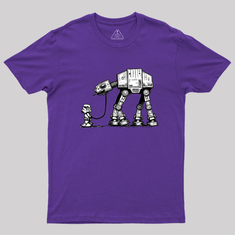 Empire Robot Dog-Star Battles Geek T-Shirt