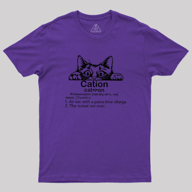 Cat-tion Geek T-Shirt