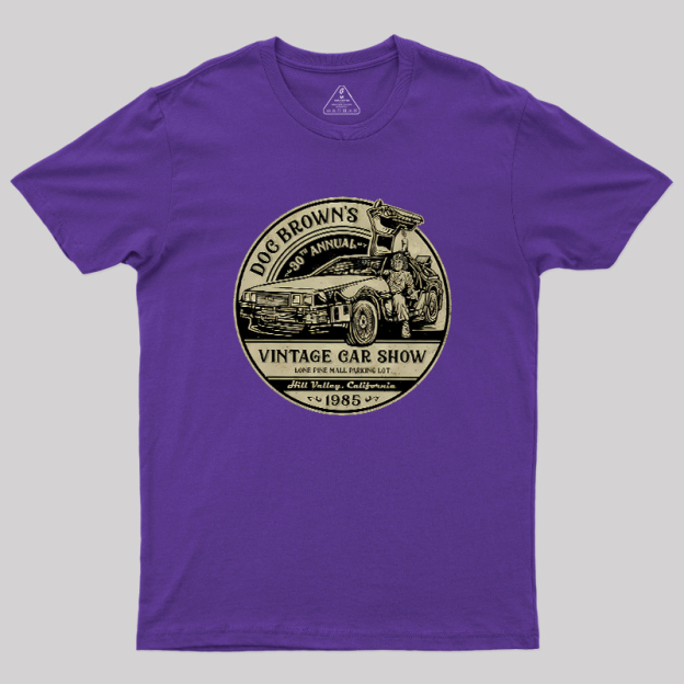 Vintage Car Show Geek T-Shirt