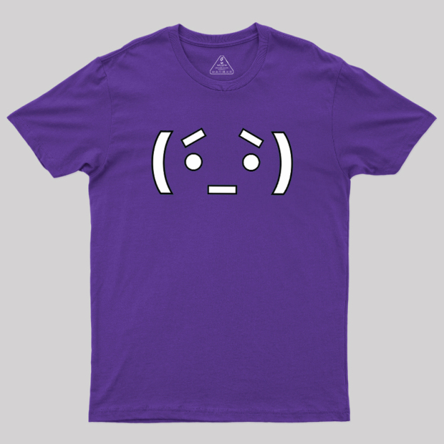 Nerdy Anime Emoticon Geek T-Shirt