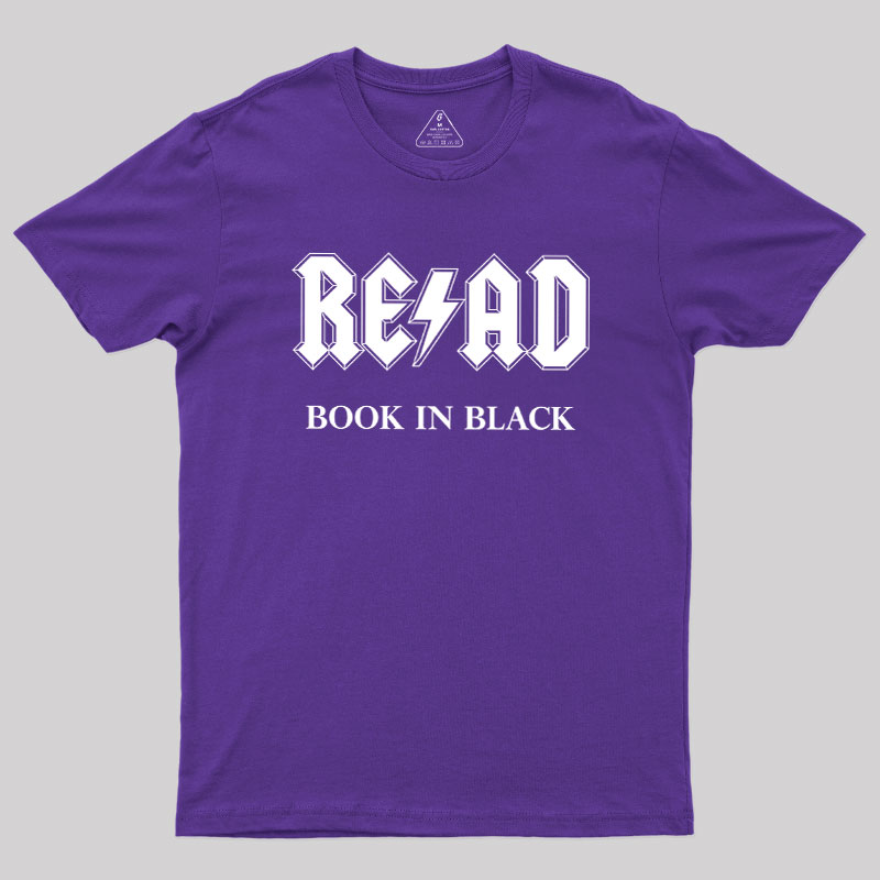 RE/AD - Book In Black Geek T-Shirt