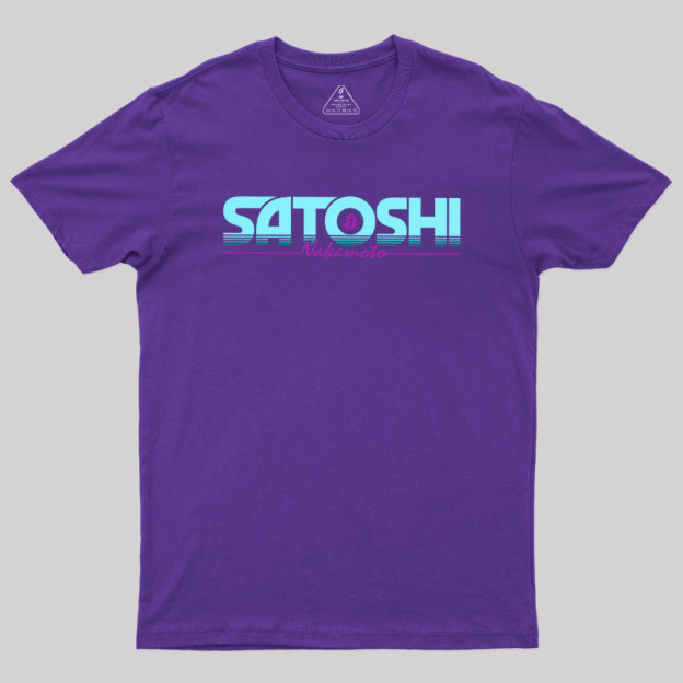 Satoshi Nakamoto Geek T-Shirt