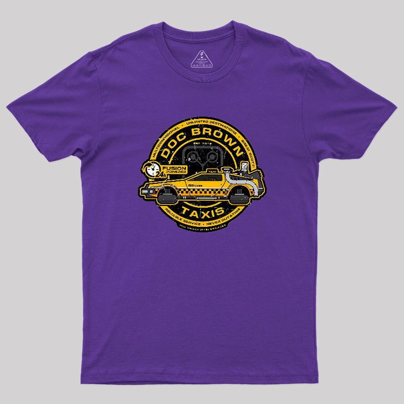 Doc Brown Taxis Geek T-Shirt
