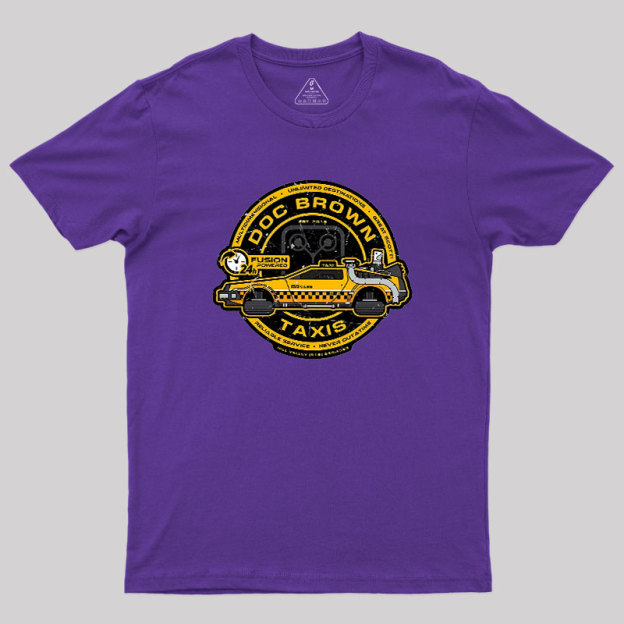 Doc Brown Taxis Geek T-Shirt