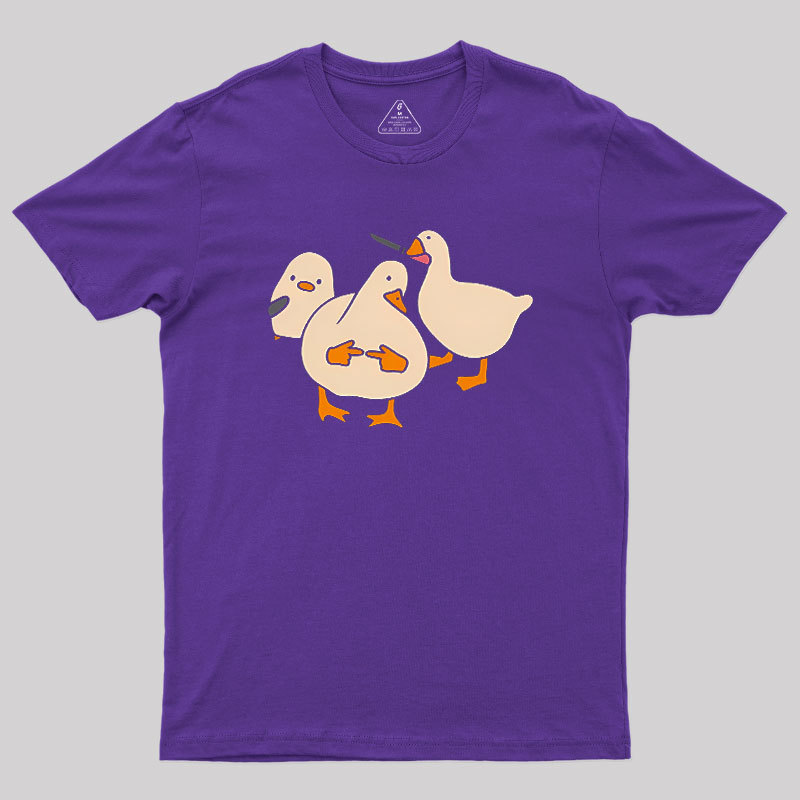 Duck Drama Artwork Geek T-Shirt