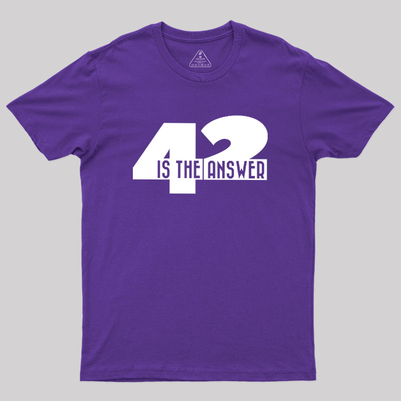 42 Is The Answer Geek T-Shirt