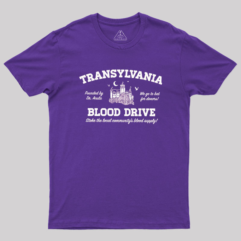 Transylvania Blood Drive Geek T-Shirt