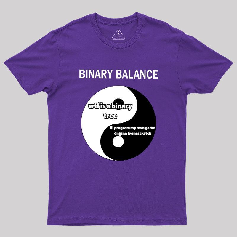 Binary Balance Geek T-Shirt