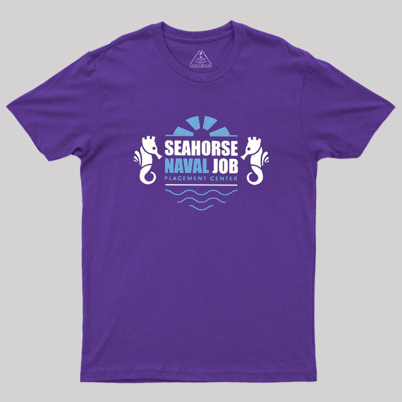 Seahorse Naval Job Crest Geek T-Shirt