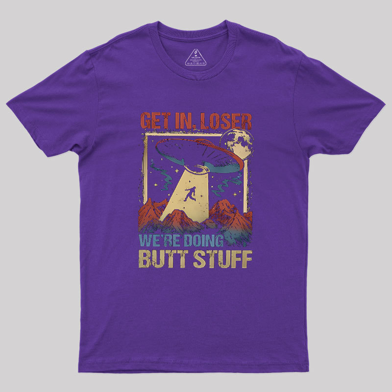 Glow In The Dark Alien UFO Geek T-Shirt