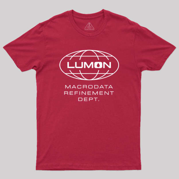 Lumon Macrodata Refinement Dept Geek T-Shirt
