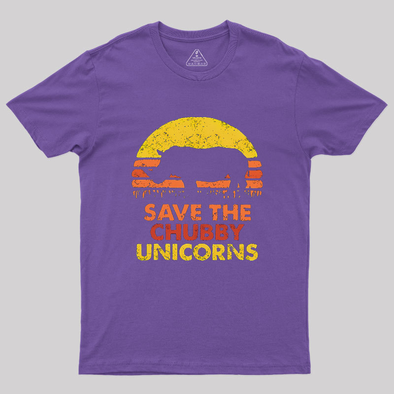 Save The Chubby Unicorns Geek T-Shirt