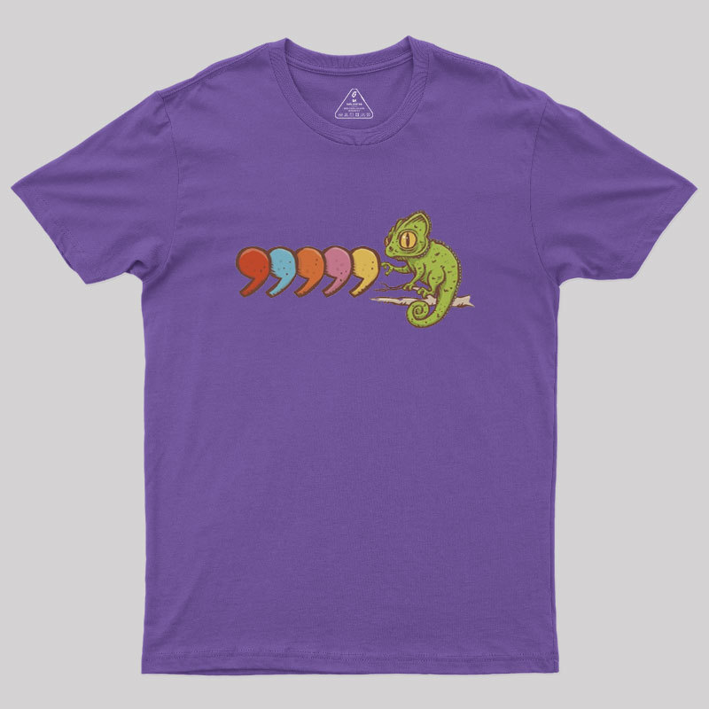 Comma Chameleon Geek T-Shirt