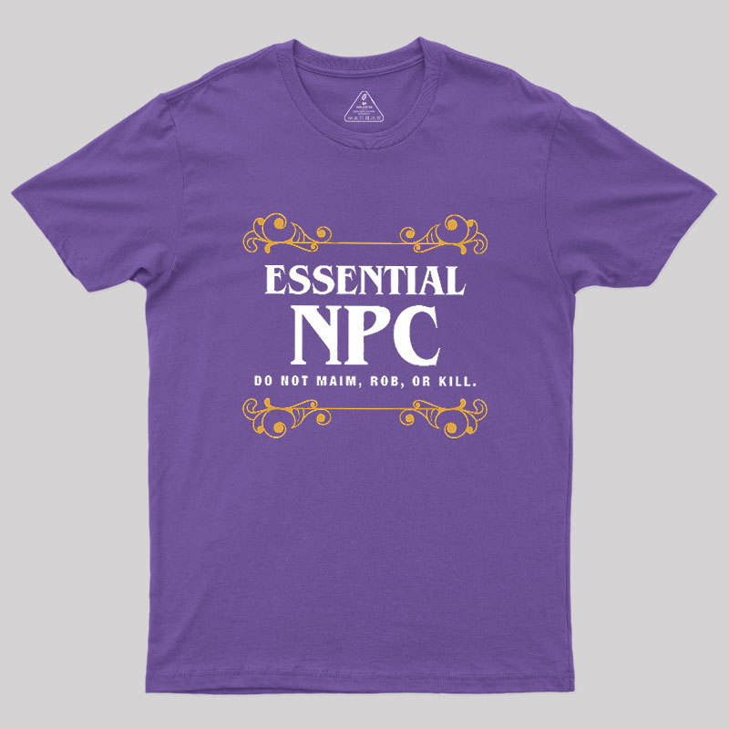 Essential NPC Character Tabletop RPG Addict Geek T-Shirt