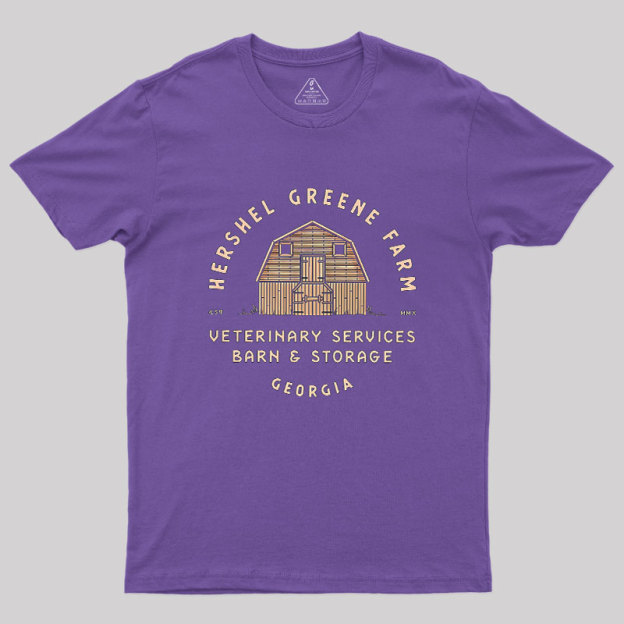 Hershel Greene Farm Geek T-Shirt