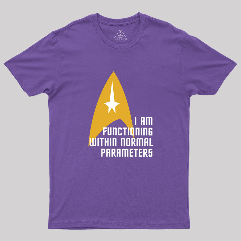 Star Trek Normal Parameters Geek T-Shirt
