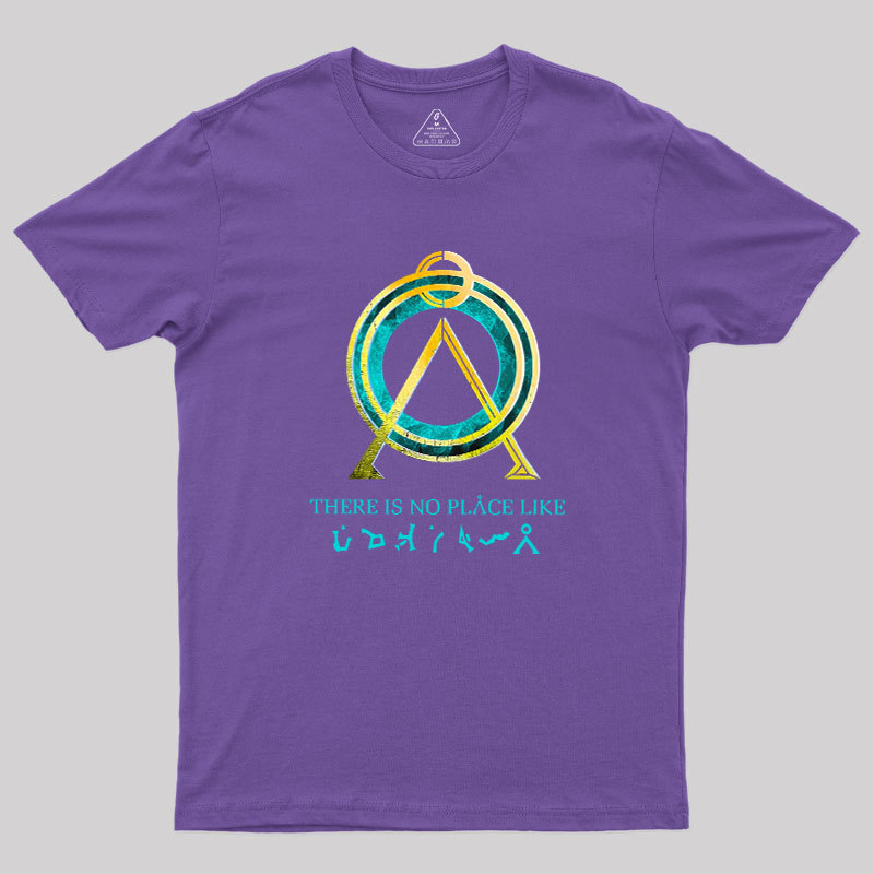 There Is No Place Like Home Vintage Stargate Geek T-Shirt