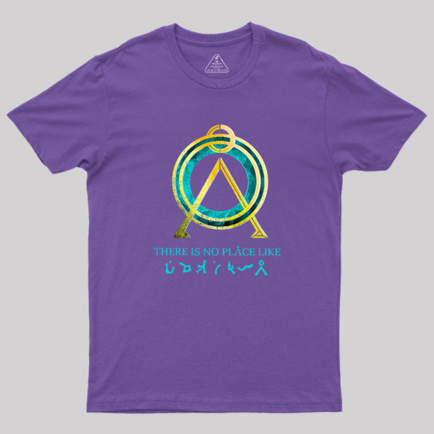There Is No Place Like Home Vintage Stargate Geek T-Shirt