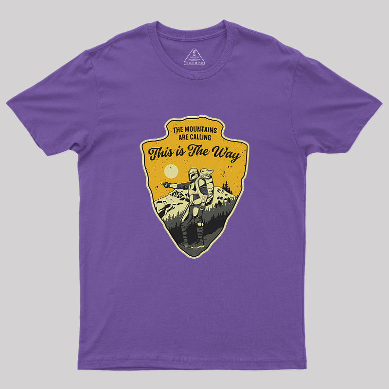 The Way To The Mountains Geek T-Shirt