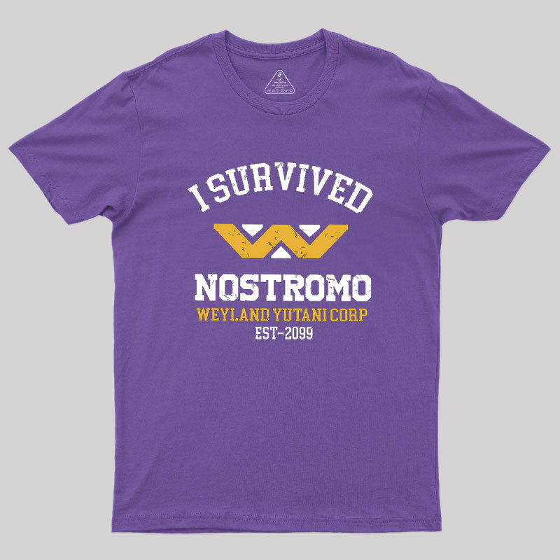 I Survived Nostromo Geek T-Shirt