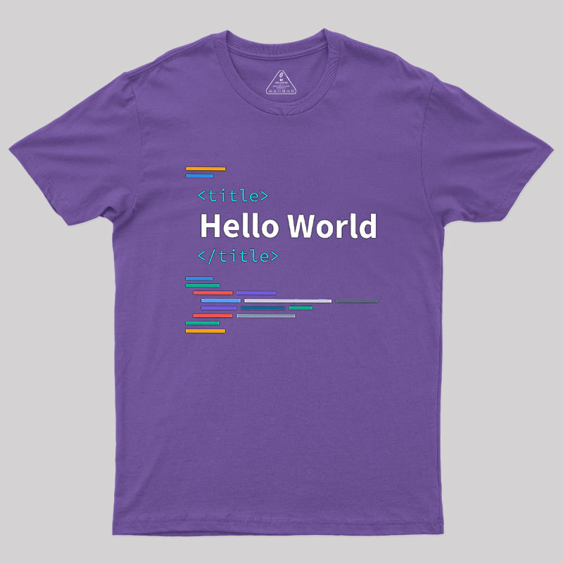 Developer Hello World Geek T-Shirt