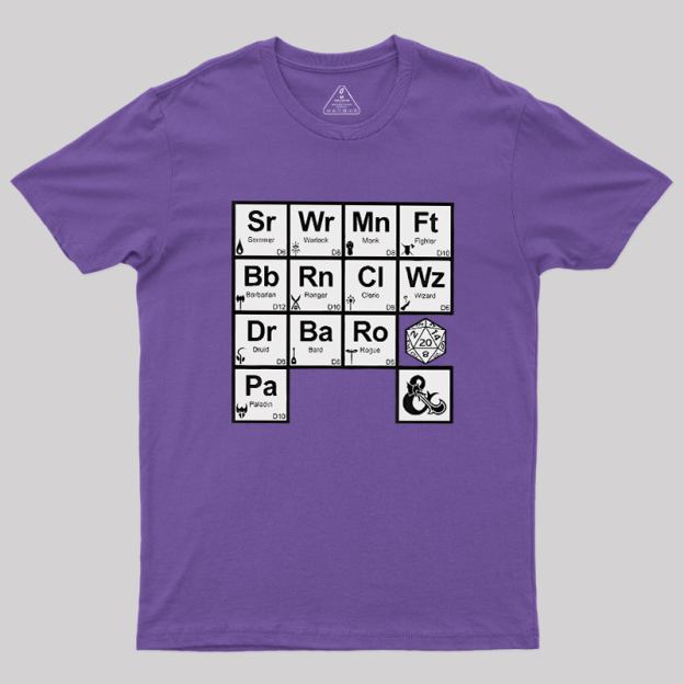 All Elements Dungeons & Dragons Geek T-Shirt