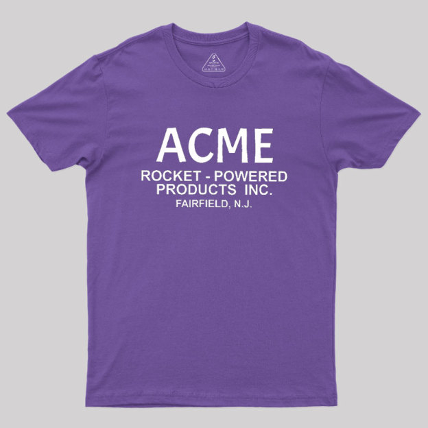 Acme Rocket Powered Geek T-Shirt