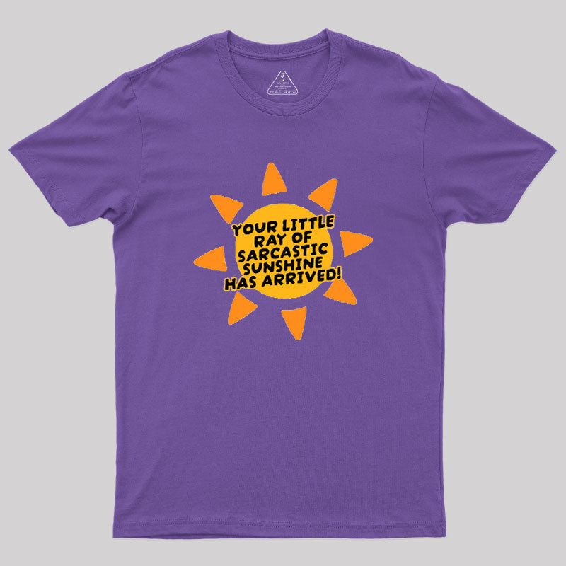 Your Little Ray of Sarcastic Sunshine Has Arrived Geek T-Shirt