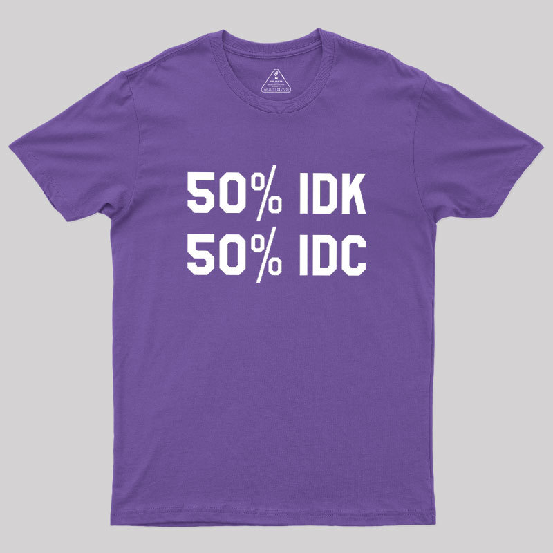 50%IDC Geek T-Shirt