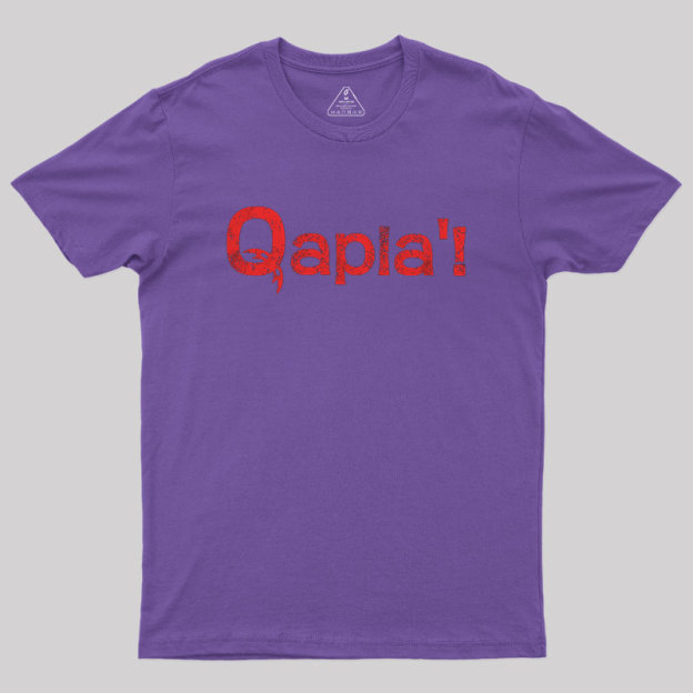 QAPLA! Geek T-Shirt